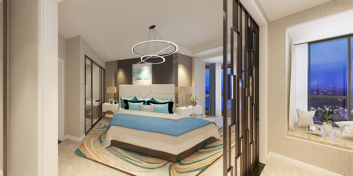 枫聆设计刘强-翡翠丽都兰哥现代风格-装修设计方案