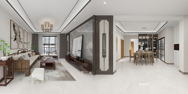 Jasminee-凤湖花园1703-1704-装修设计方案