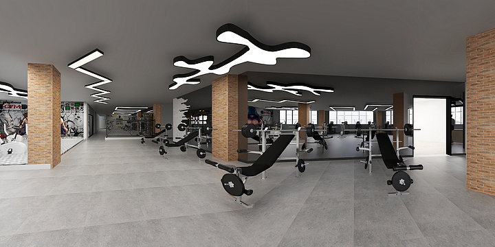 唯美装饰fGeV-健身房设计ku-装修设计方案