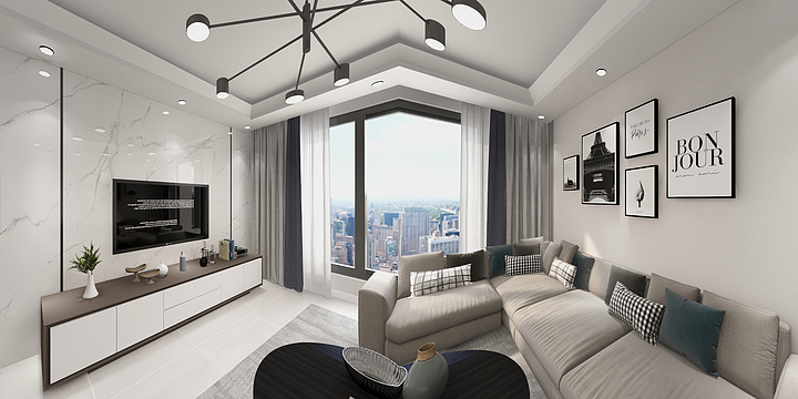 赫睿整体装饰-汝州圣庄园401-装修设计方案