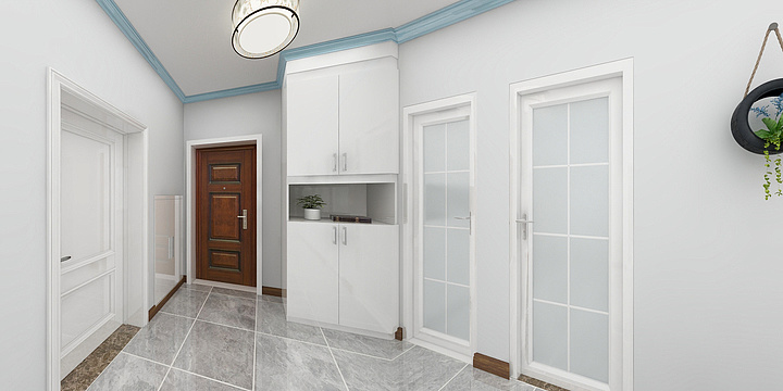 xw设计人会善良-黄先生-练祥佳苑17号301建模-装修设计方案