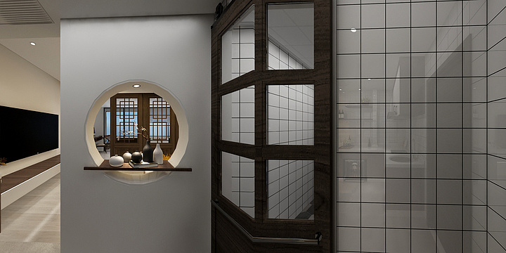 有一家工作室-东山公寓民宿！双人间-装修设计方案