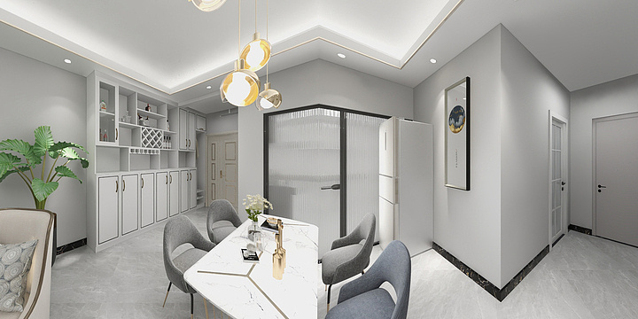 极木空间设计室冯-柳河左岸1-2-1301-装修设计方案