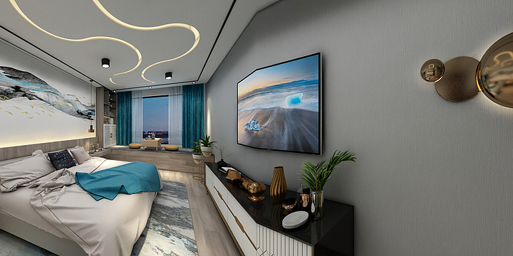 隆大大-软装专业作业户型-装修设计方案