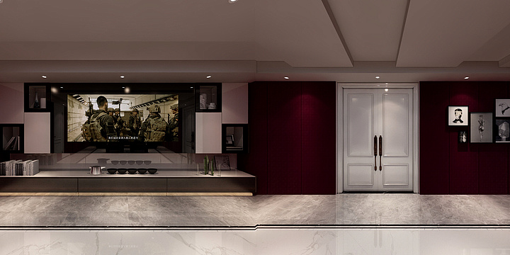 洋筑|YOZO-美式样板间-麒麟府A16#楼-装修设计方案