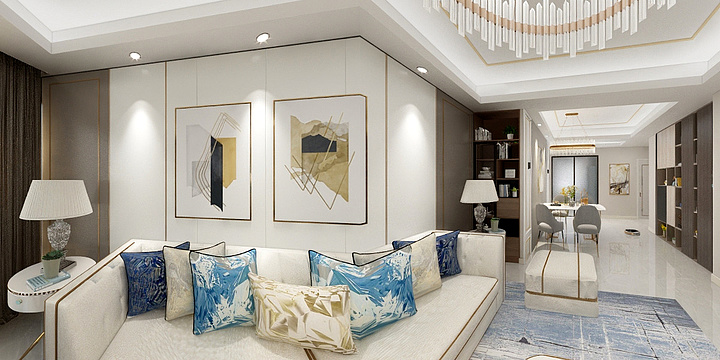 杨威iiim-美式轻奢-装修设计方案