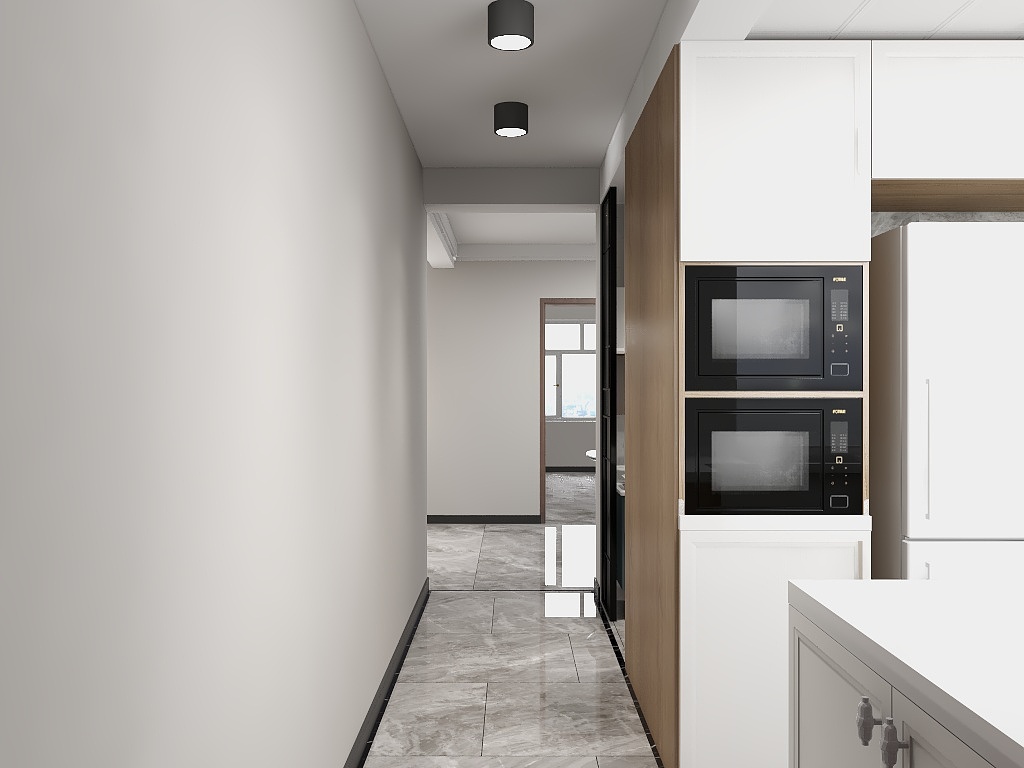 南川丶-爱建公寓效果图-装修设计方案