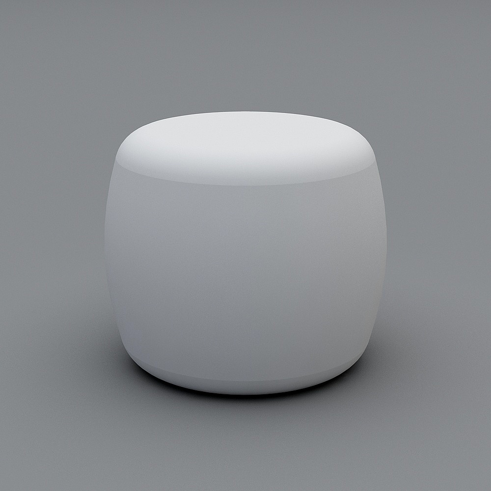圆形沙发凳3D模型