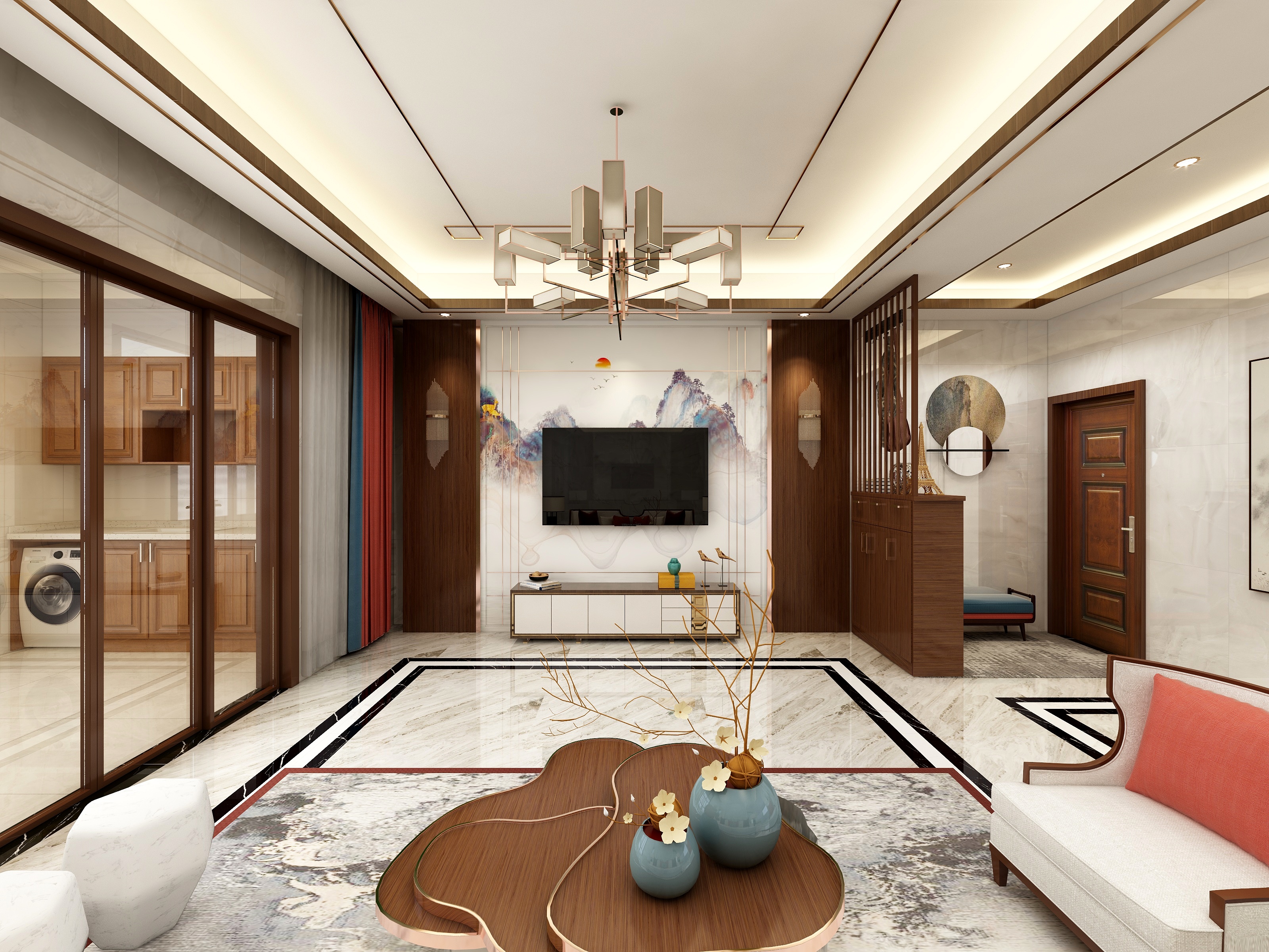 陈天高地阔-洪园一楼-装修设计方案