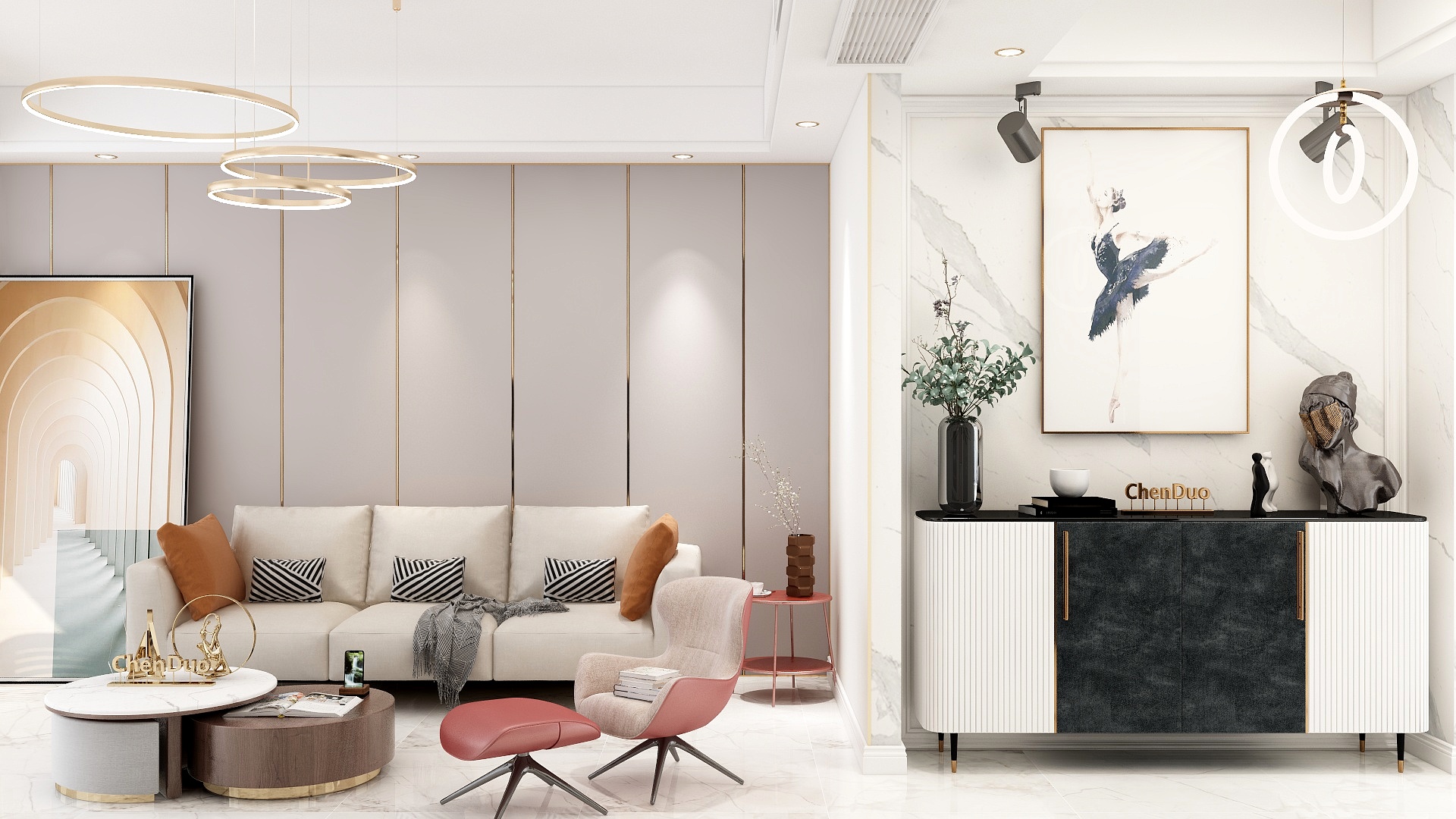 专业设计图-玉兰广场155-装修设计方案