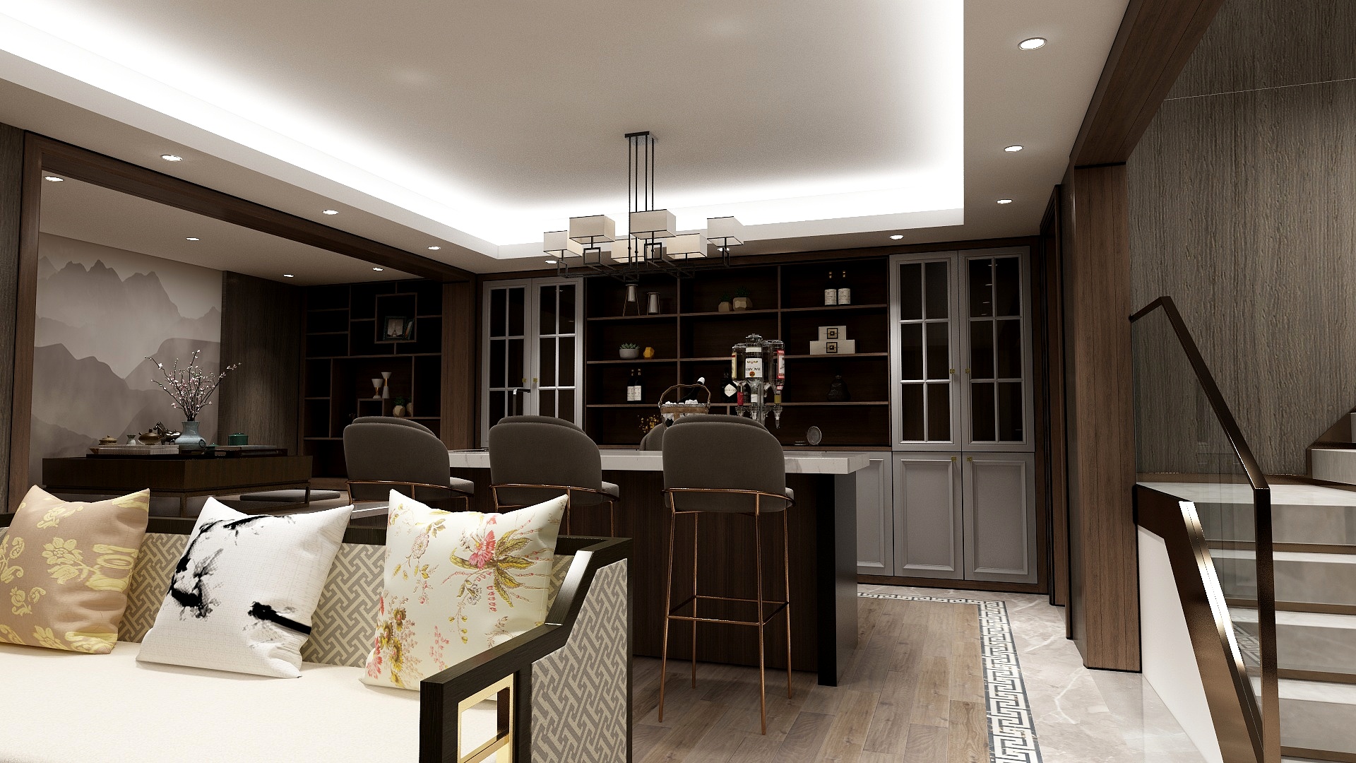 KLONA全屋定制-香颂公馆4-1负一楼-装修设计方案