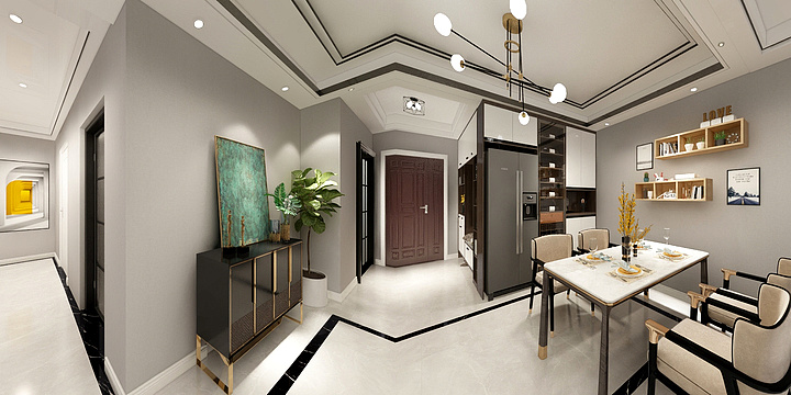 青墅空间设计-吾悦广场<现代轻奢>9#-装修设计方案