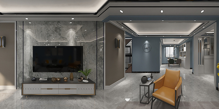 居安饰家装饰吴老师-帝景豪庭130平米-装修设计方案