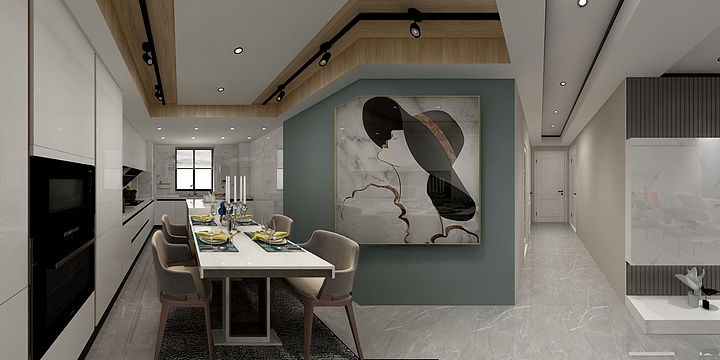 主流轻奢设计-你们想要的家来了-装修设计方案