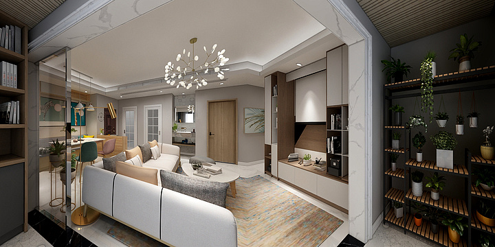 Jeff刘天天-保利香槟光华-装修设计方案