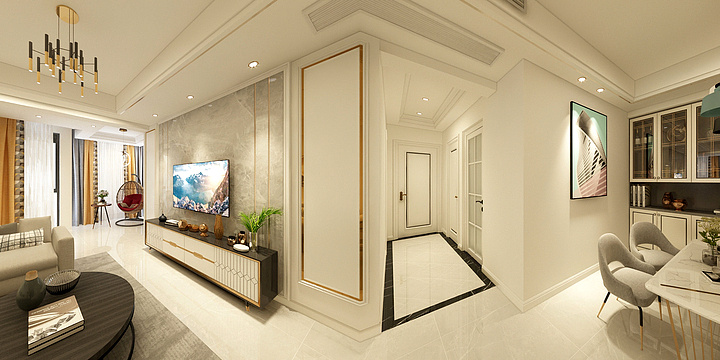 天仁设计吴永波-现代-轻奢-装修设计方案