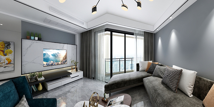 一合装饰(沙滨路店)-鸿笙苑-装修设计方案