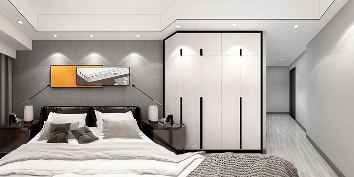 胖胖胖鱼-南广河畔1栋203现代风格122-副本-副本-装修设计方案