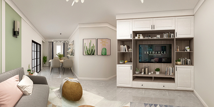 梵语设计-上东一号-装修设计方案