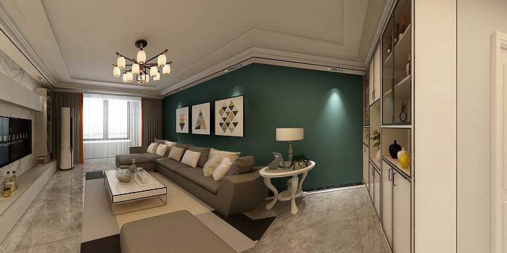 科贝尔全屋定制家居-科贝尔橱柜衣柜+全屋定制家具-东域华府-12-5K-装修设计方案