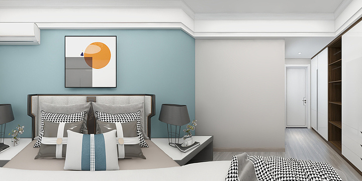 緣莱笖絔殅-黄龙上城1-1-1904户型-装修设计方案