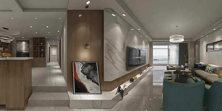 可盐可田-鲁姐家平面系统图PL-00-装修设计方案