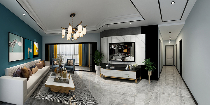 杨育-公园一号户型.C栋3号房dw全-装修设计方案