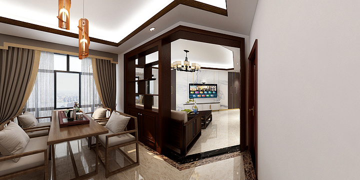 小莫18289305431-五源河二期35栋-9楼-新中式1-装修设计方案