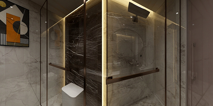 Mr寂-17楼轻奢顶立面图-装修设计方案