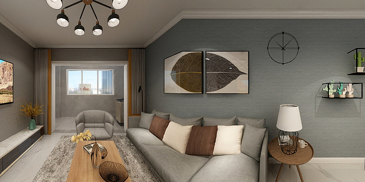 WSM王-西城馥邦13-2-807-装修设计方案