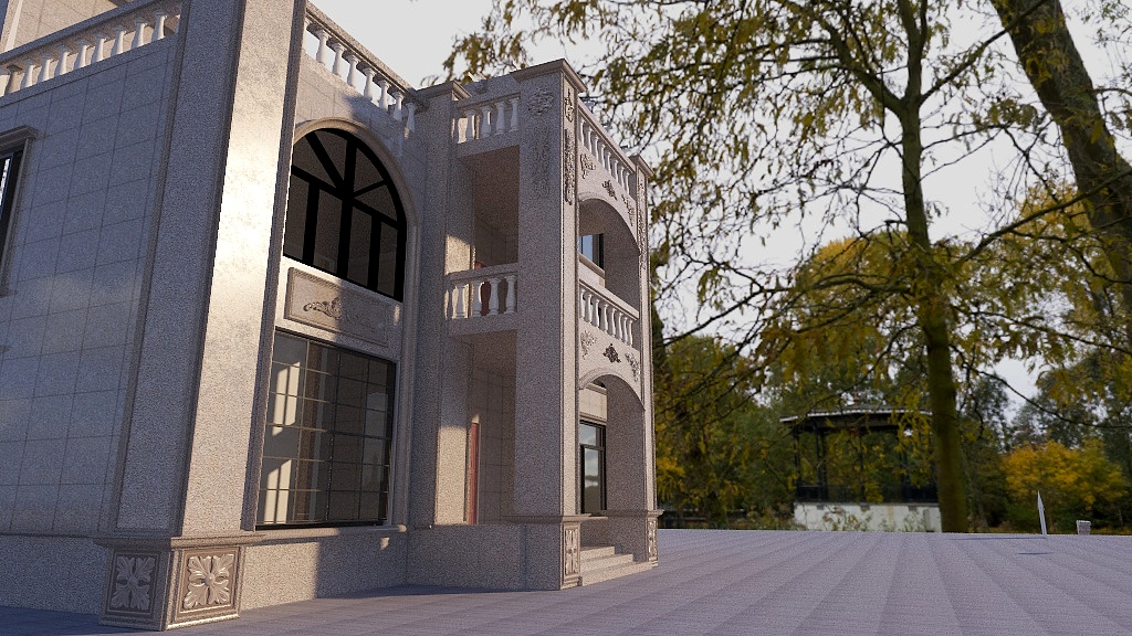 小五想睡觉-谭公黄总别墅-有庭院-装修设计方案