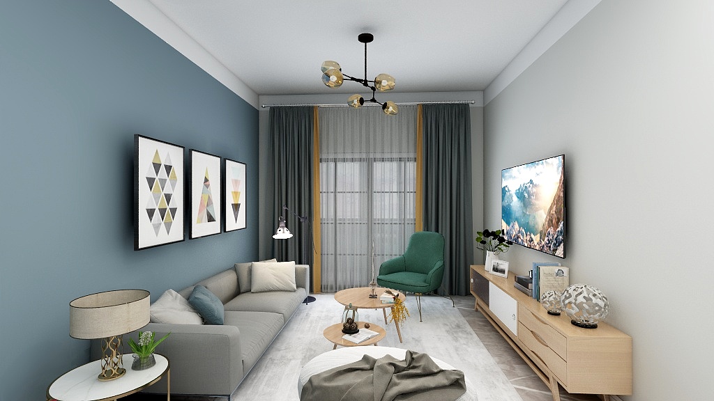 设计师李潇-天赐锦园72平米0604-1503-副本-装修设计方案