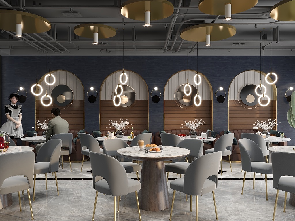 疾风yang-咖啡厅-装修设计方案