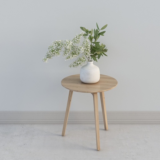 Scandinavian Side Tables,Earth color