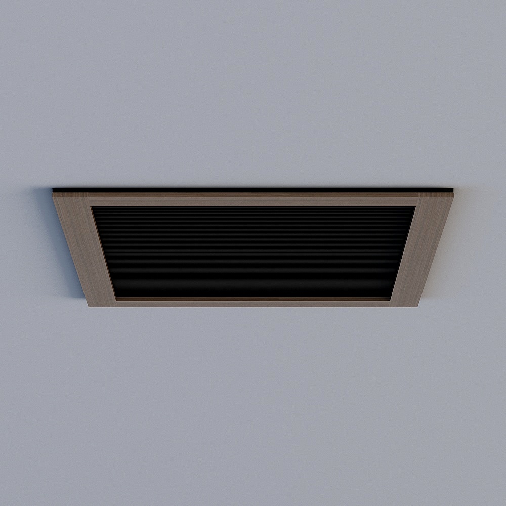 顶面格栅造型宽版1.0-LY3D模型