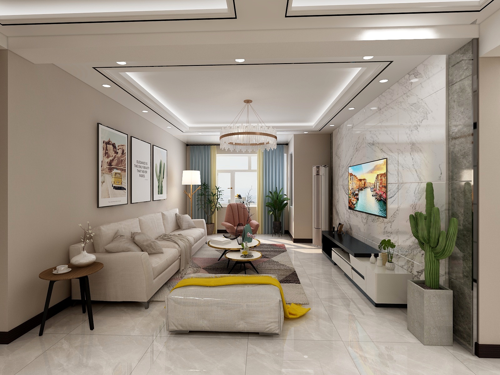 紫艺轩设计效果图-东北付经理简约-装修设计方案