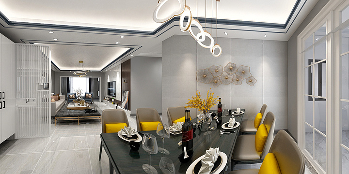 杭州图创全案设计阿坤-紫玉山水9栋2402-装修设计方案