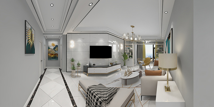 尼15890207842-简约三室-装修设计方案