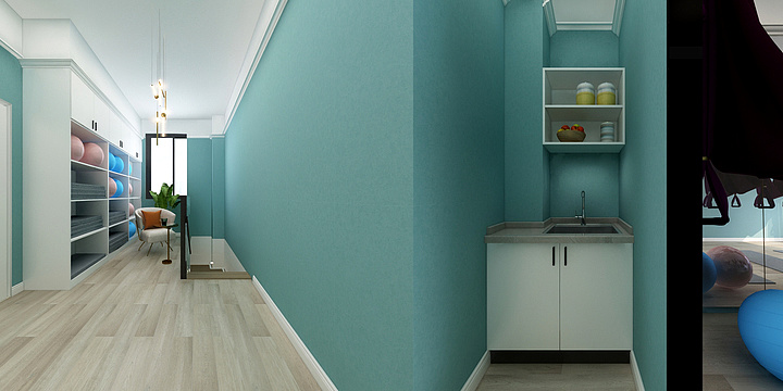 FEK设计-凯琳瑞北门面房五行瑜伽-副本-装修设计方案