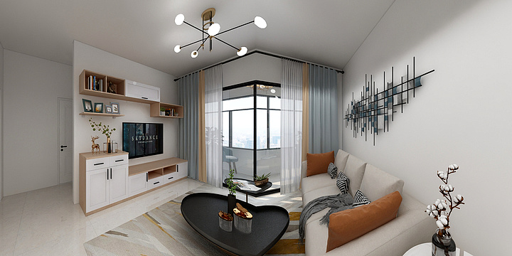 三方衣柜-万达A2区8栋3梯1501房-装修设计方案