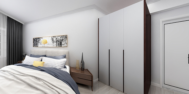 居艺家-金地百合湾效果图-装修设计方案