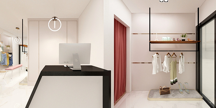 向德柱-女装店-装修设计方案