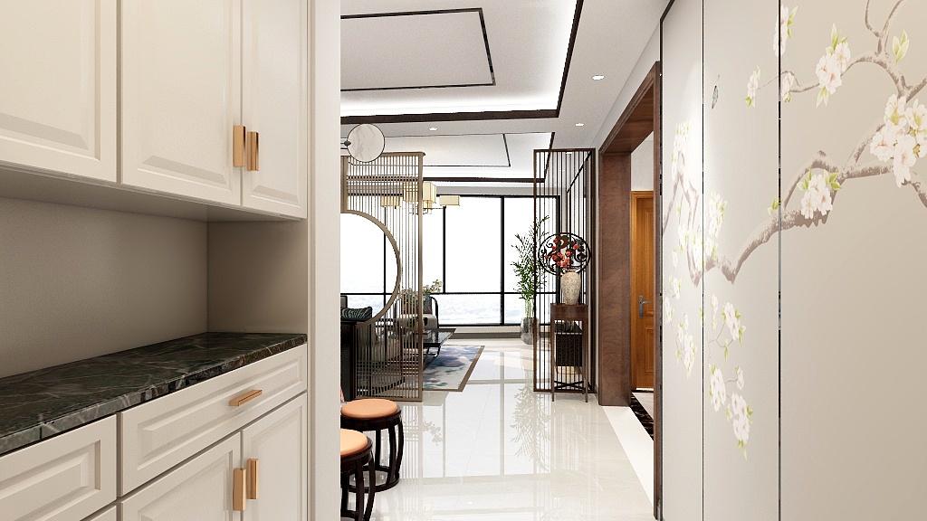 晓明13520933293-新中式现有格局-装修设计方案