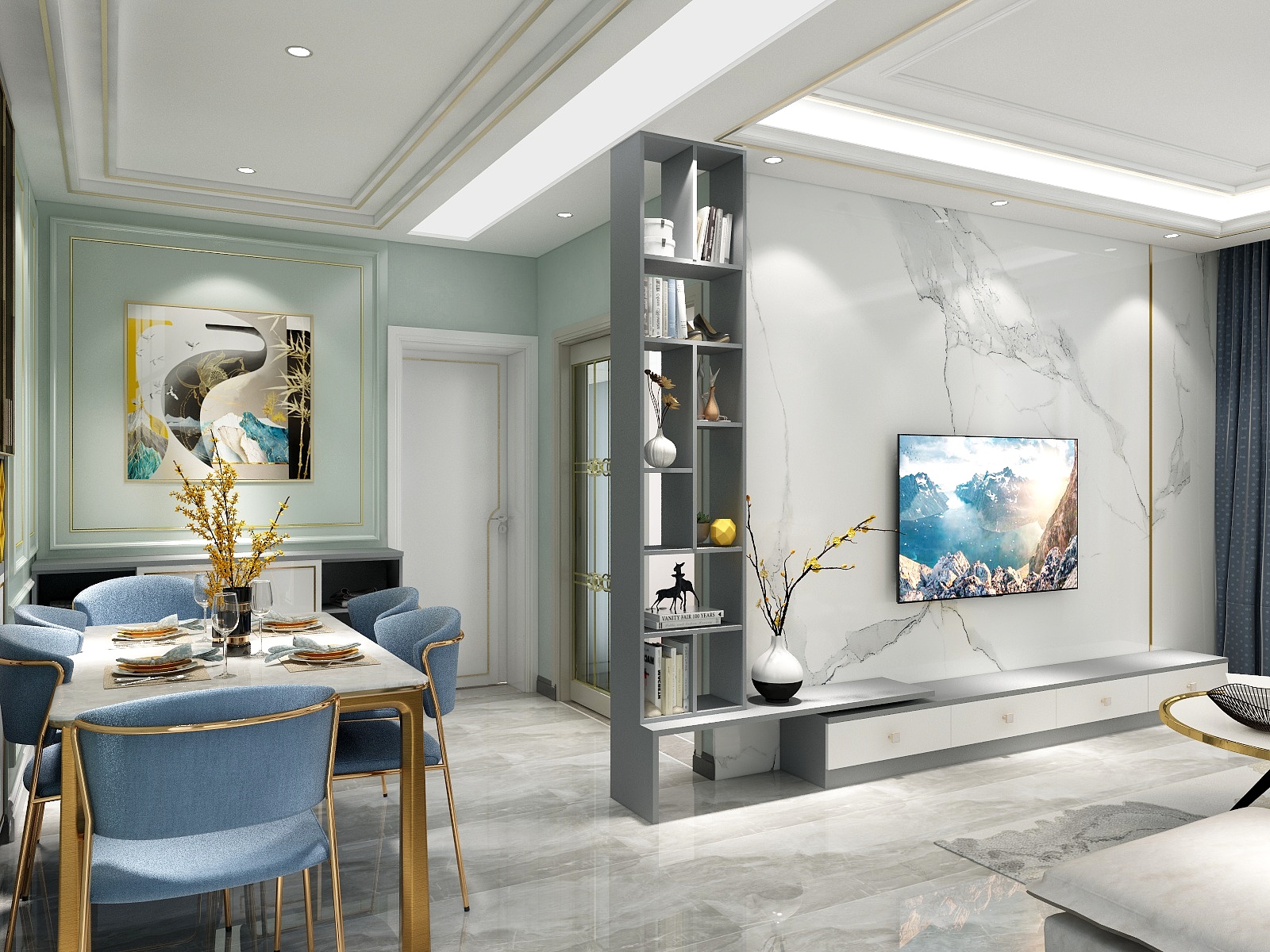 灵感来源于设计费-东墅一品10-1-1072-暖调-装修设计方案