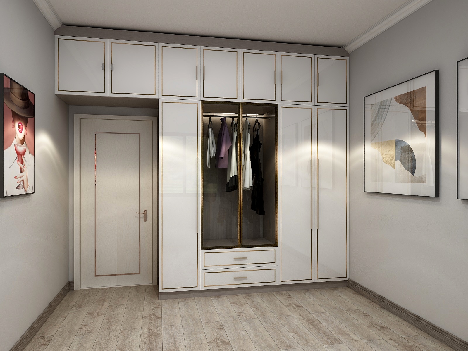 壹号衣柜-奥林湖碧桂园-装修设计方案