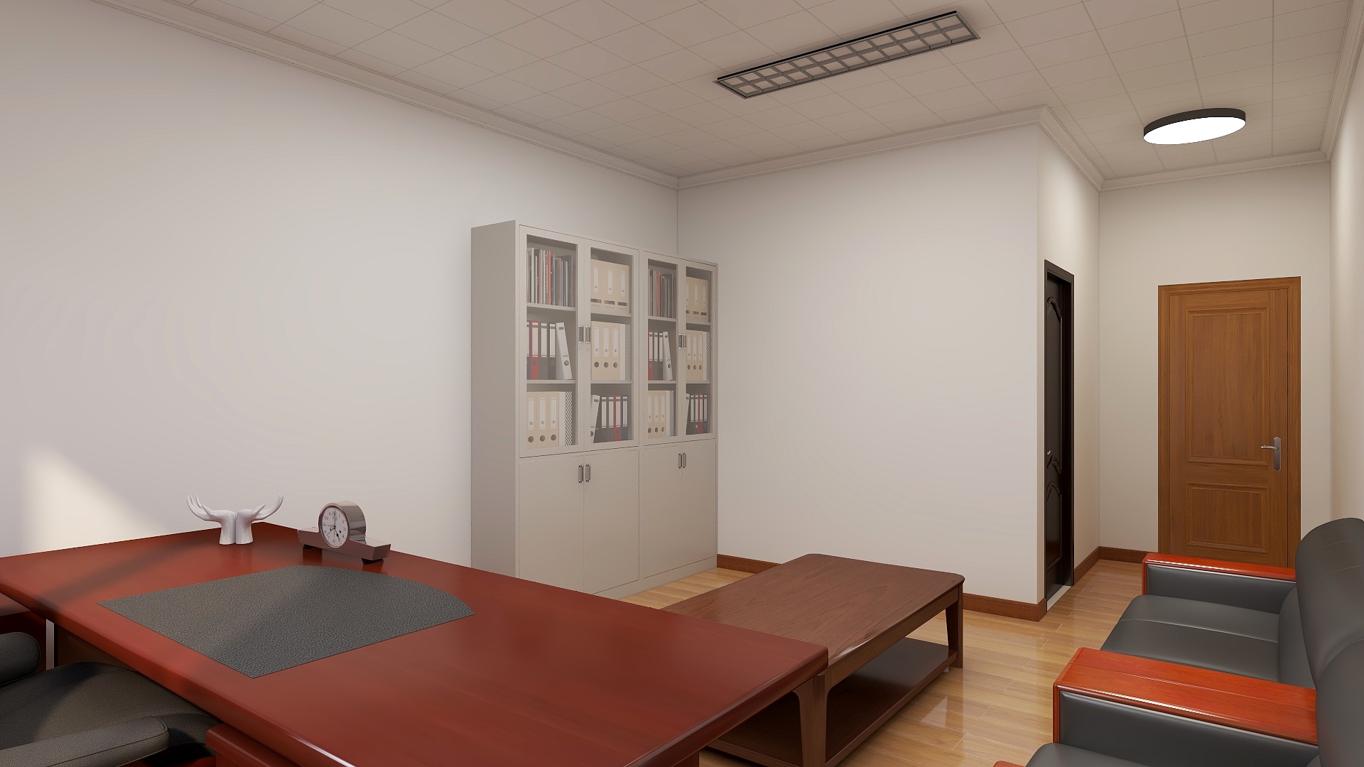 全案进步者-办公室摆放-装修设计方案