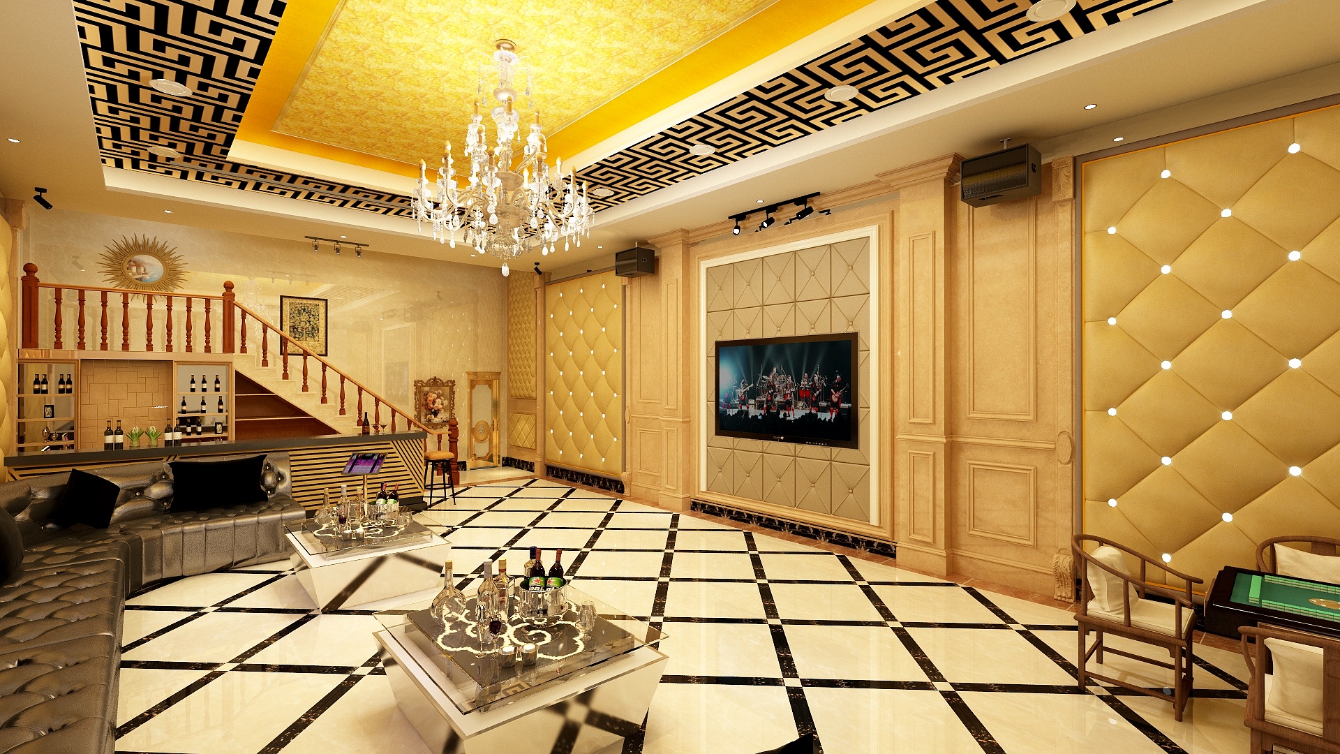 GUOQxxH-私人欧式KTV装修效果图