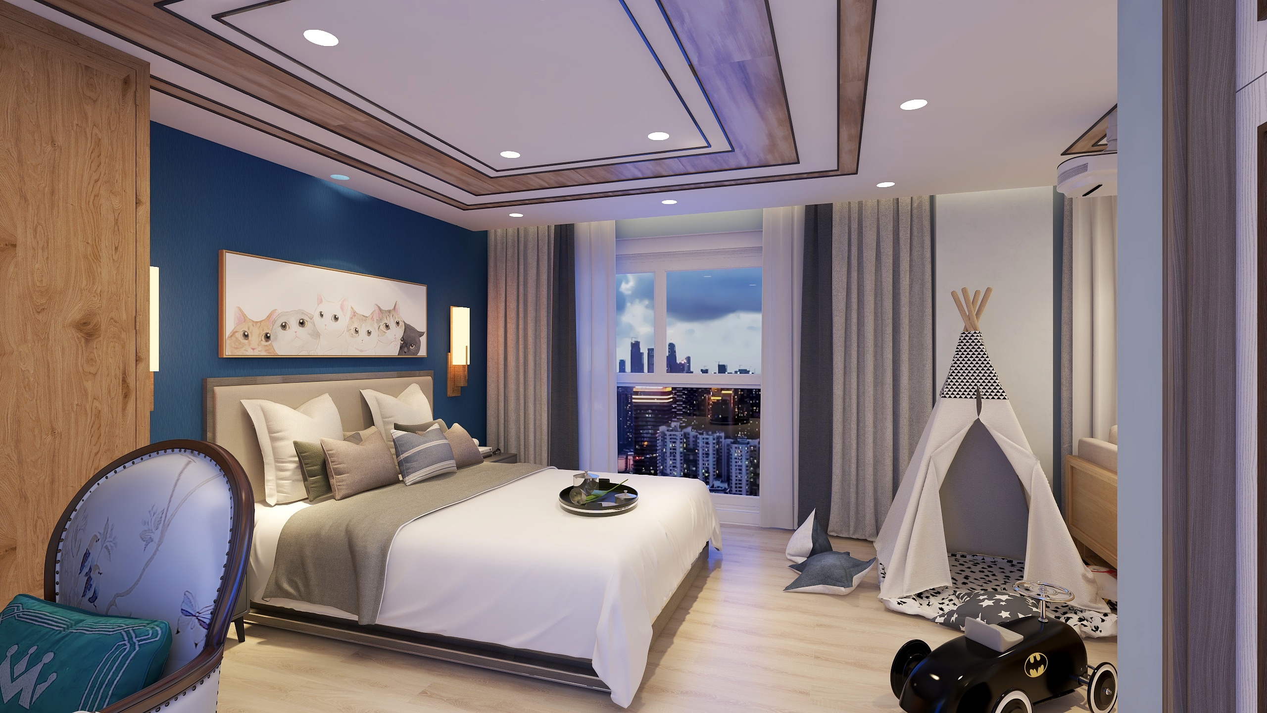 明央-亲子房-装修设计方案