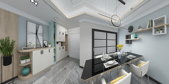 诗尼曼经销商0039-TY万象城熊美女-装修设计方案