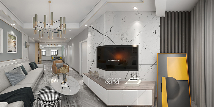 阿贺设计笔记-在水一方-装修设计方案